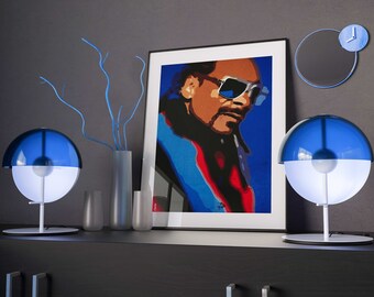 Snoop Dogg - "reflect" - Poster - Art Print / Picture in 5 sizes ~ by martmilet