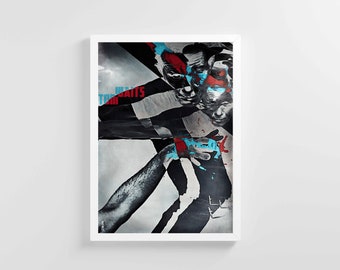 Tom Waits - "belt" - Poster - Art Print / Picture in 5 sizes - by martmilet