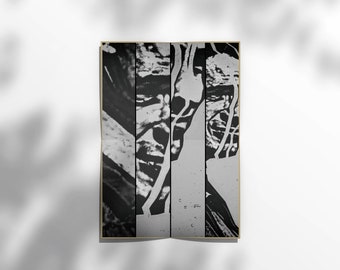 Jack Kerouac - "roads" - Poster - Art Print / Picture in 5 sizes - by martmilet