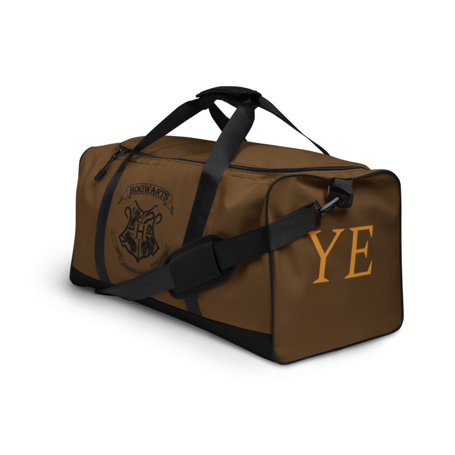 Custom Harry Potter Duffle bag Hogwarts duffle bag Initials Etsy
