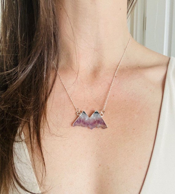 Amethyst mountain cheap necklace