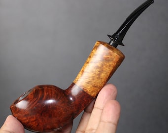 Bent Apple - Artisan Pipe Briar Pipe Handmade Pipe