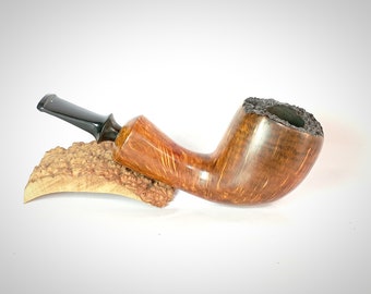 Pipe Briar Pipe Artisan Pipe Handmade - Dublin Short Stem