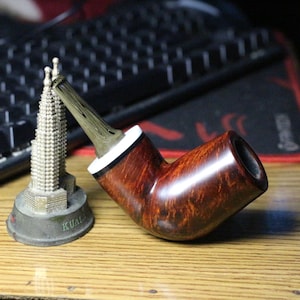 Billiard Reverse Calabash - Artisan Pipe Briar Pipe Handmade Pipe