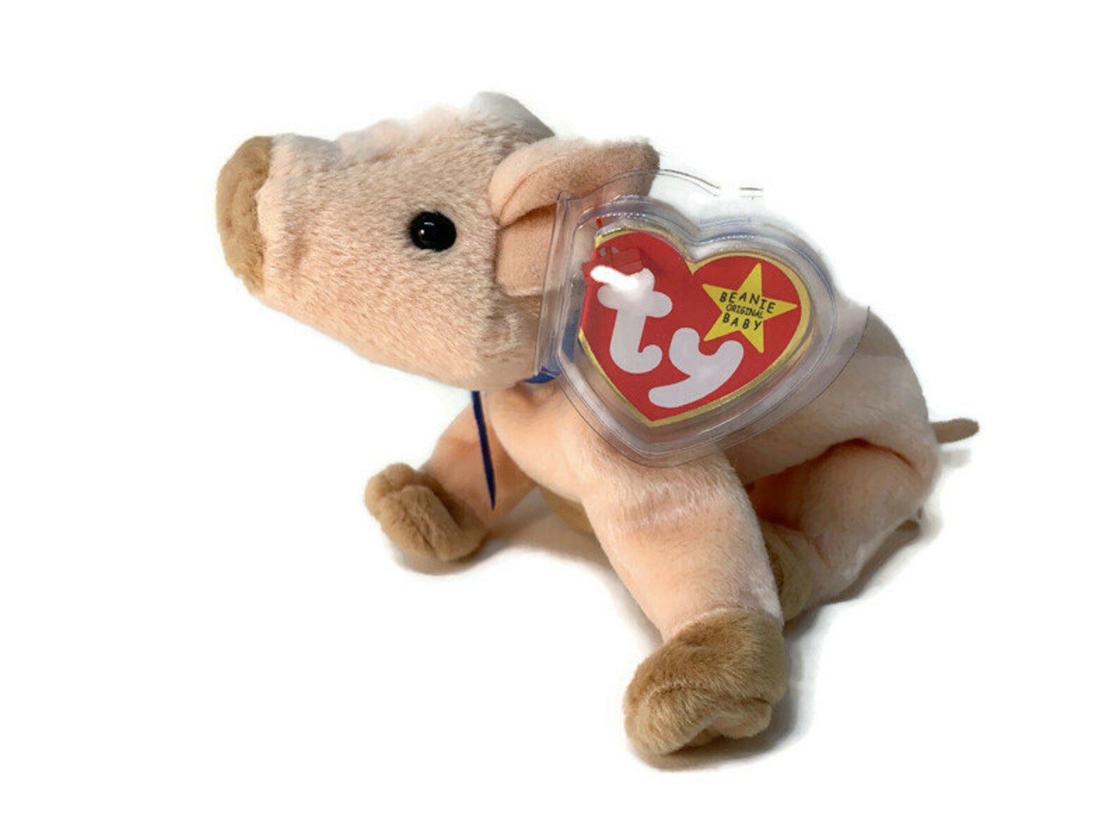 Knuckles Ty Beanie Babies Knuckles the Pink Pig Beanie Baby Etsy India