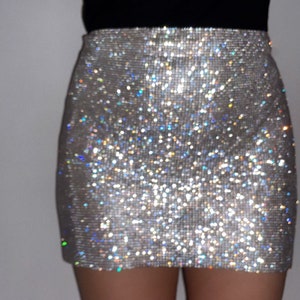 Stellar Skirt | Crystal Mesh Chainmail Diamond Rhinestone