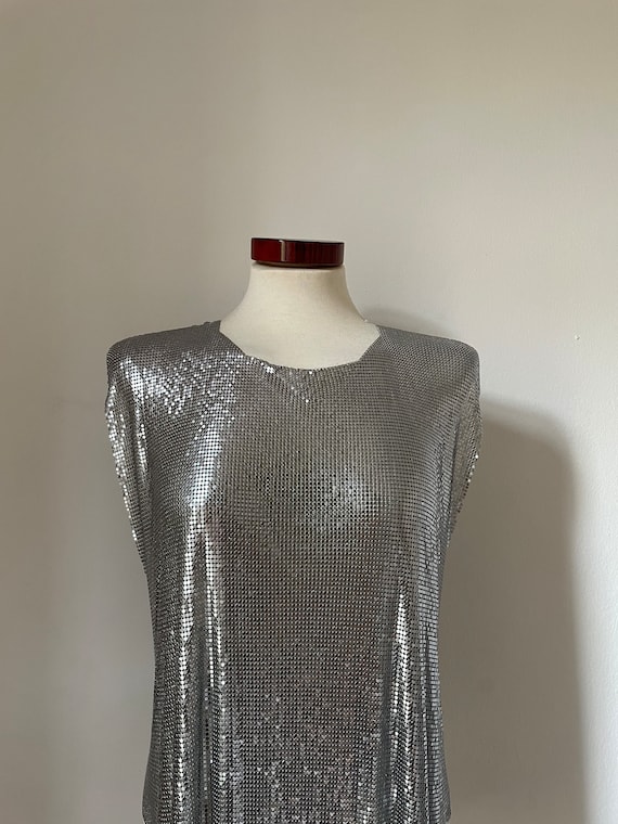 Metal Tank Top | Chainmail Mesh Y2K 2000s Party Going Out