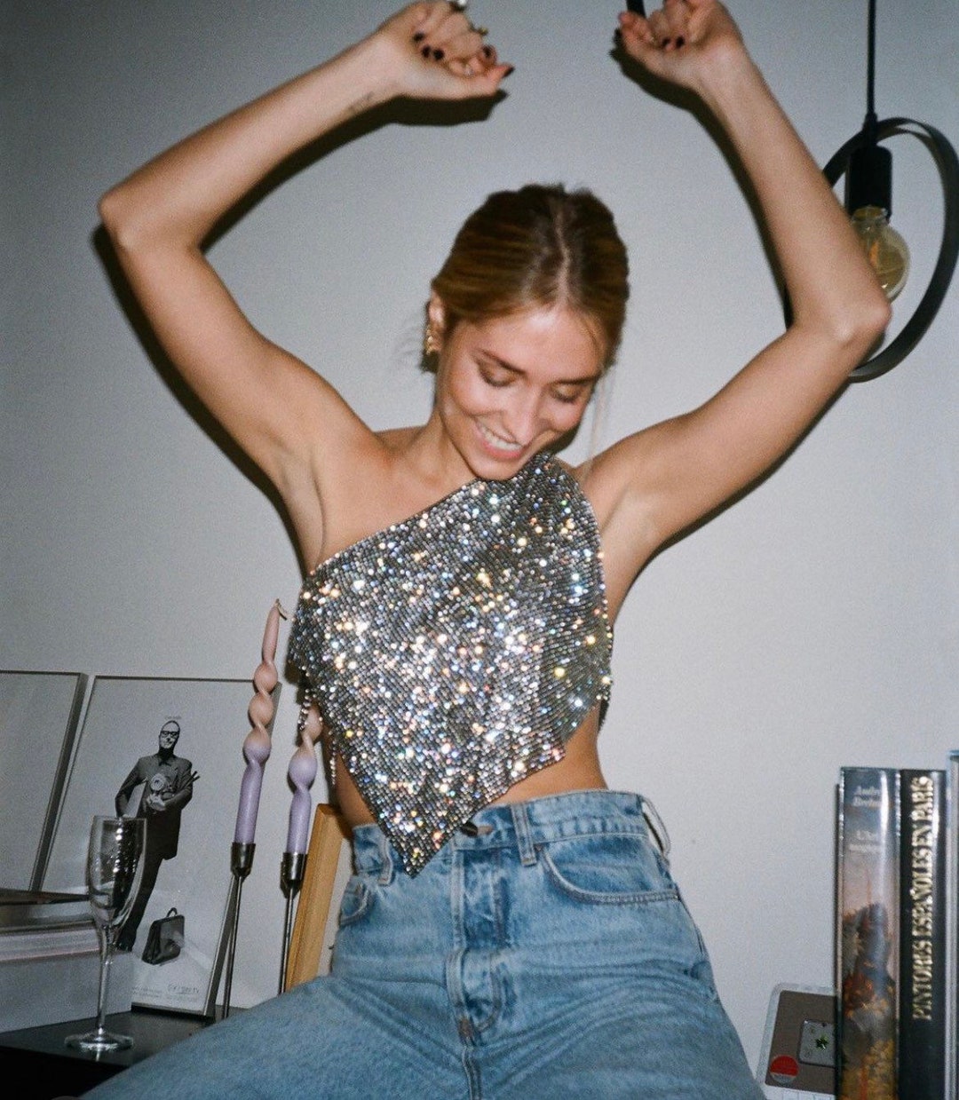 Hayden Knit Crop Top - Slate | O'Neill