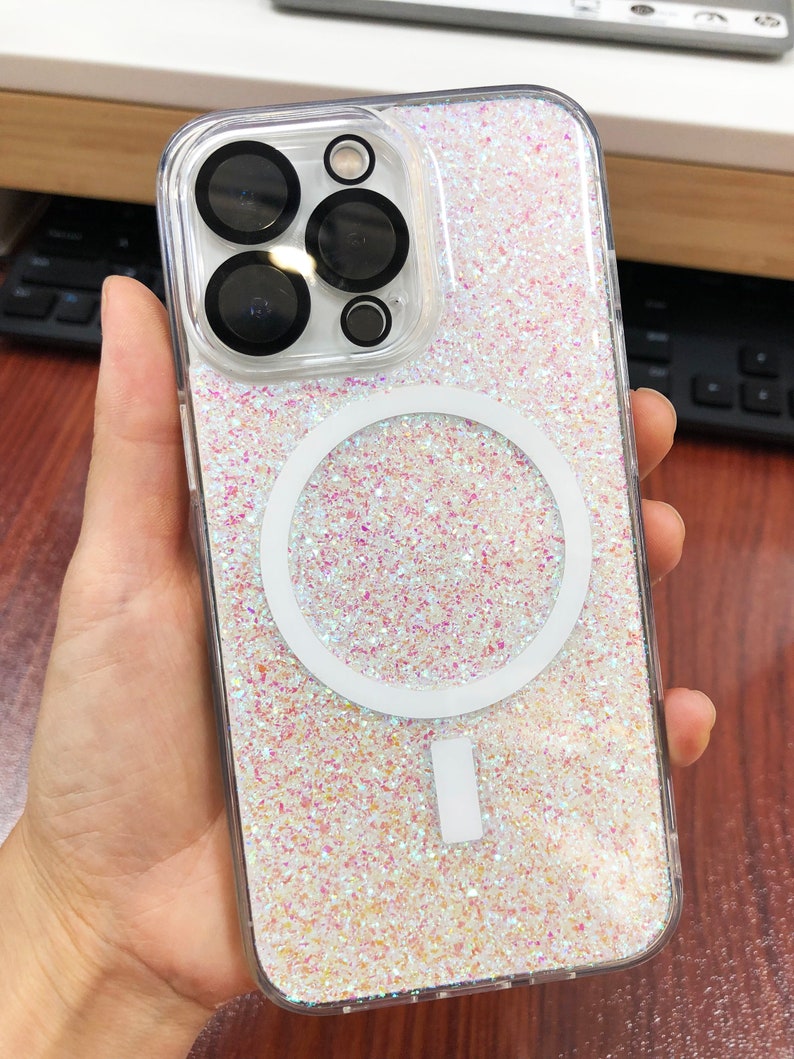Iphone 13 Magsafe Case Glitter Soft Case for Iphone Etsy