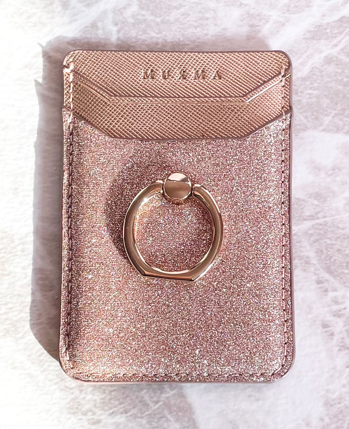 phone card holder and ring