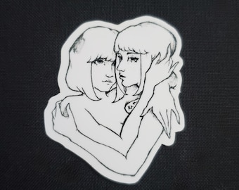 Double Heian Era Uraume Sticker Shiori Himi Vessel Couple JJK Jujutsu Kaisen