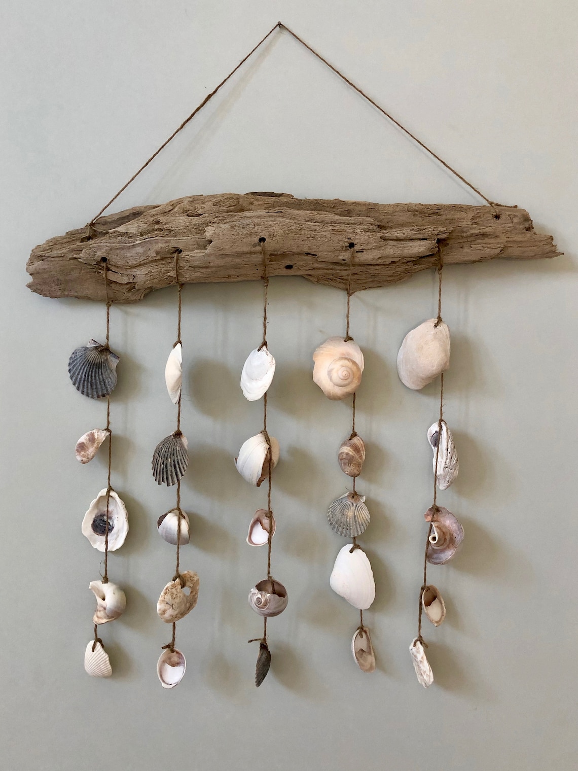Driftwood and Seashell Wall hanging Etsy