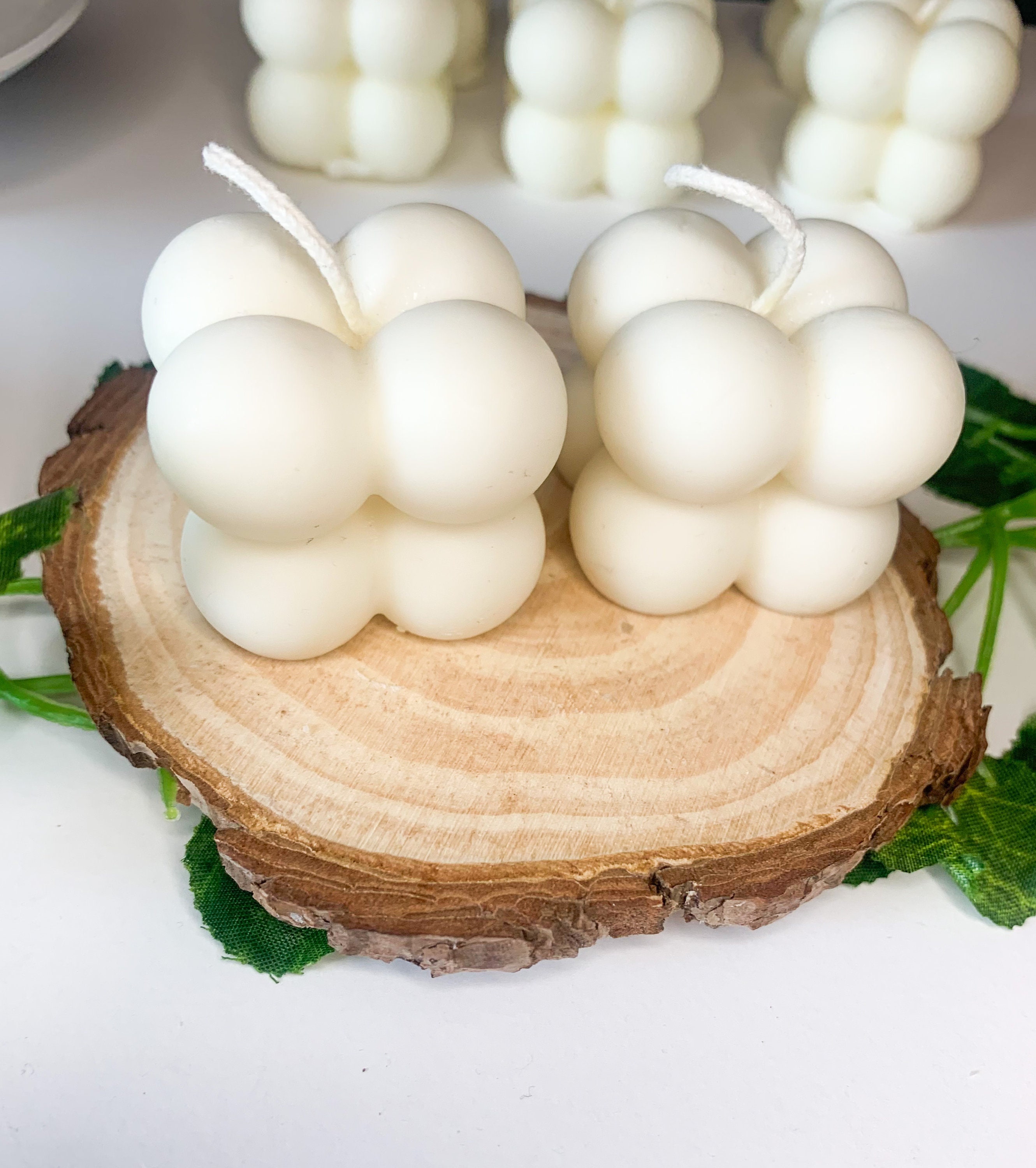 Mini Bubble Candle Small Candle Bubble Candle Cube Candle Etsy UK