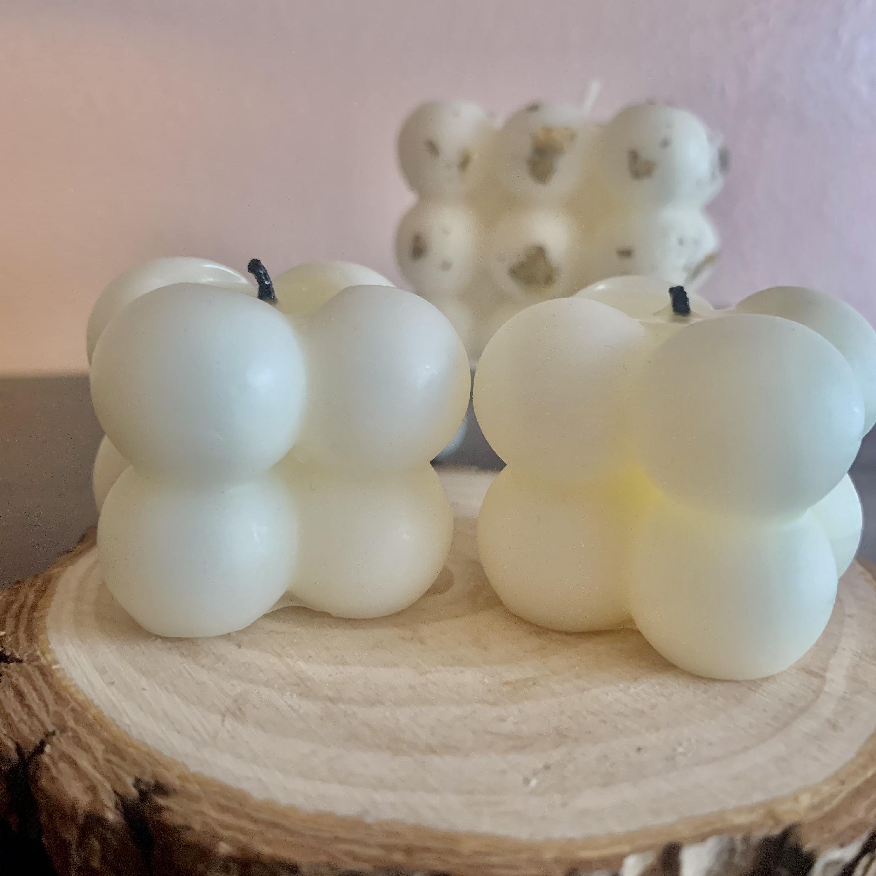 Mini Bubble Kerze kleine Kerze Luftblasenkerze Würfelkerze | Etsy