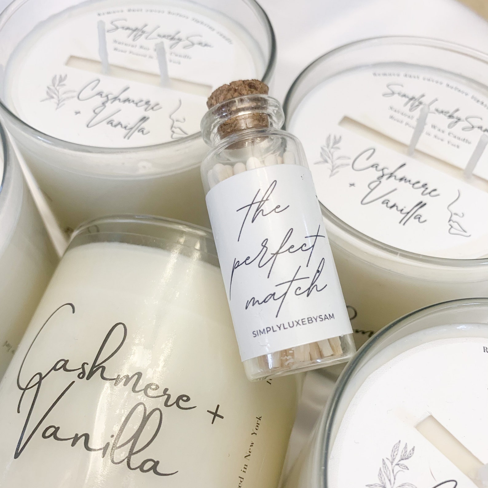 Cashmere Vanilla Candle 10 oz Soy Candle Cashmere Candle Etsy