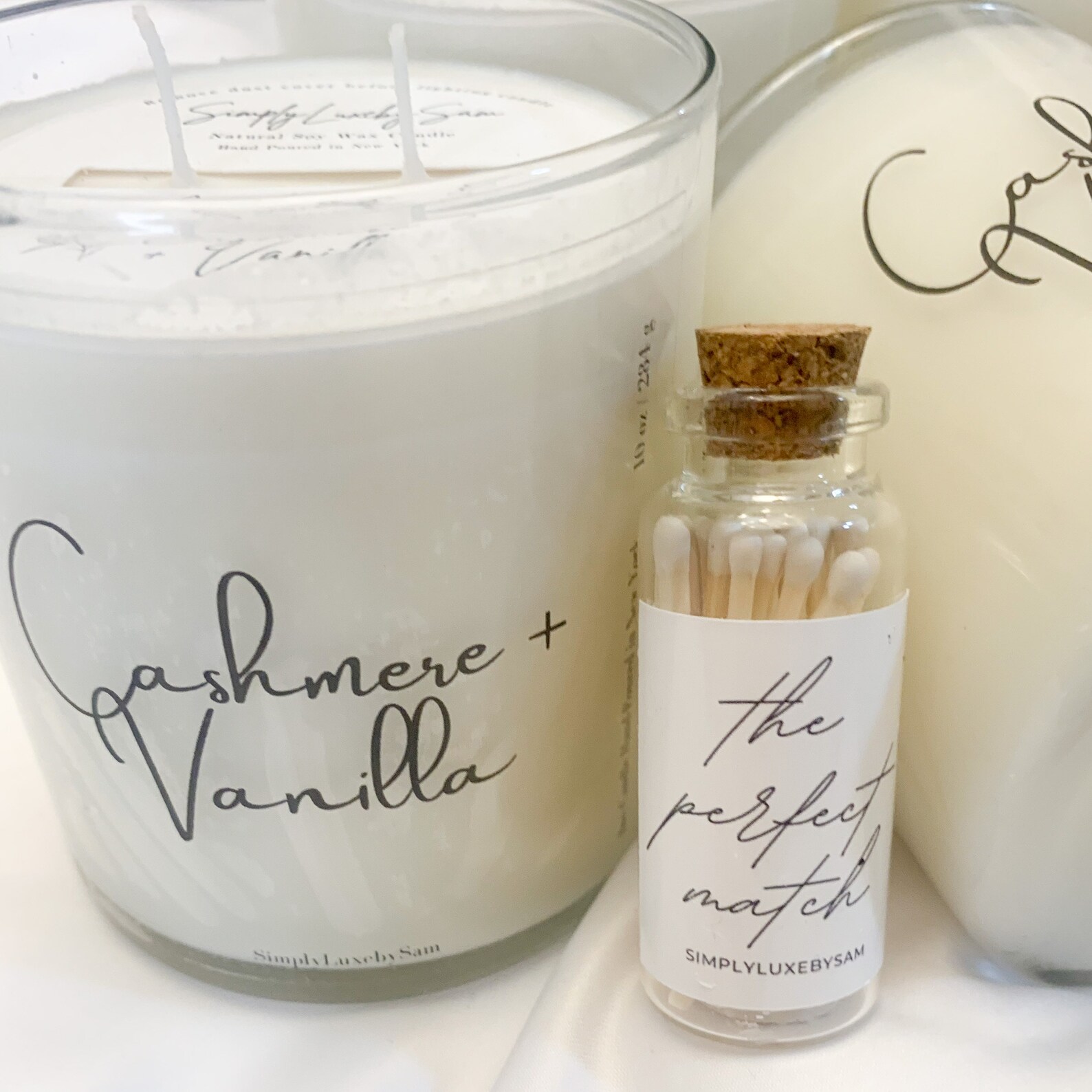 Cashmere Vanilla Candle 10 oz Soy Candle Cashmere Candle Etsy