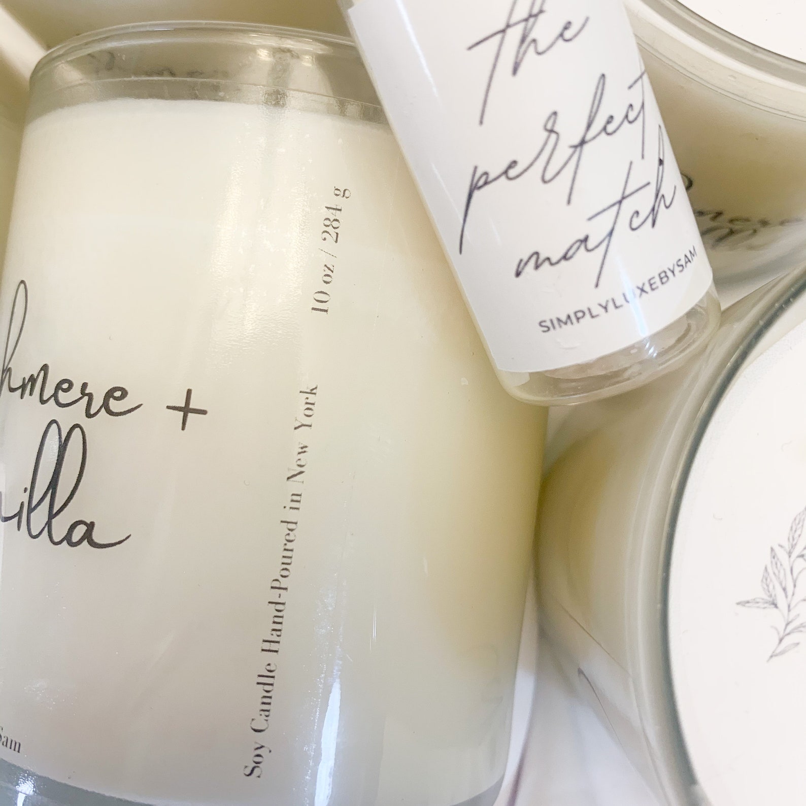 Cashmere Vanilla Candle 10 oz Soy Candle Cashmere Candle Etsy