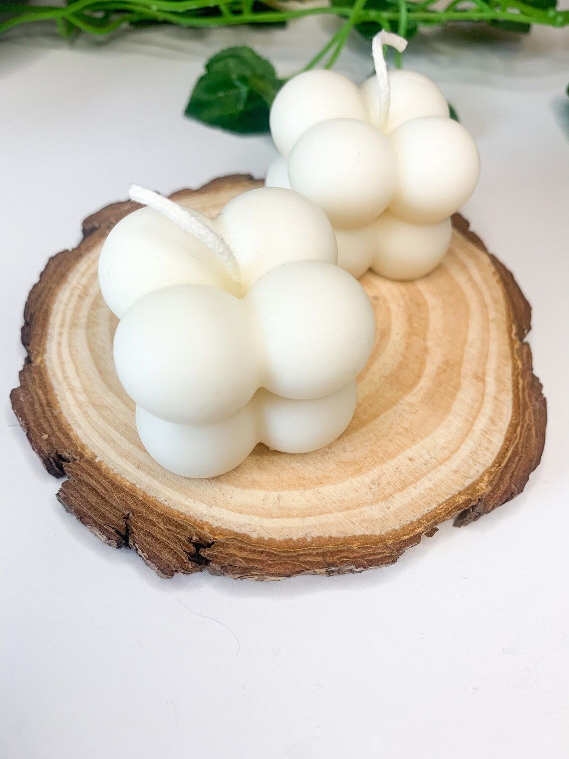 30er Set Duftkerzen Babyparty - Mini Sojawachs Kerzen Mit Geschenkkarten