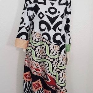 Fashion textile hippie dress