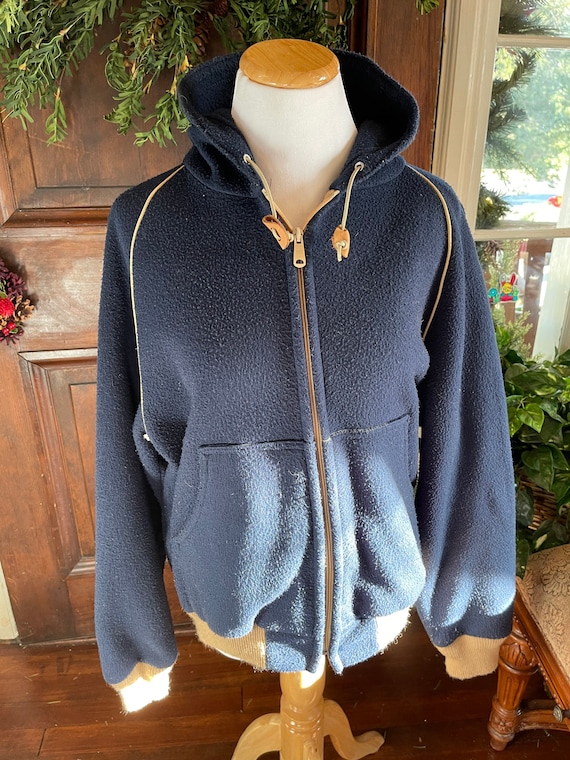 1960s Vintage Woolrich wool hoodie in women’s smal