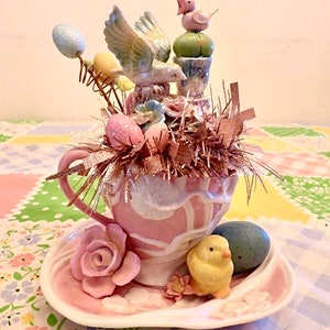 Handmade Easter Vingette Decor