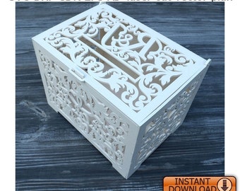 Download Svg Wedding Box Card Etsy
