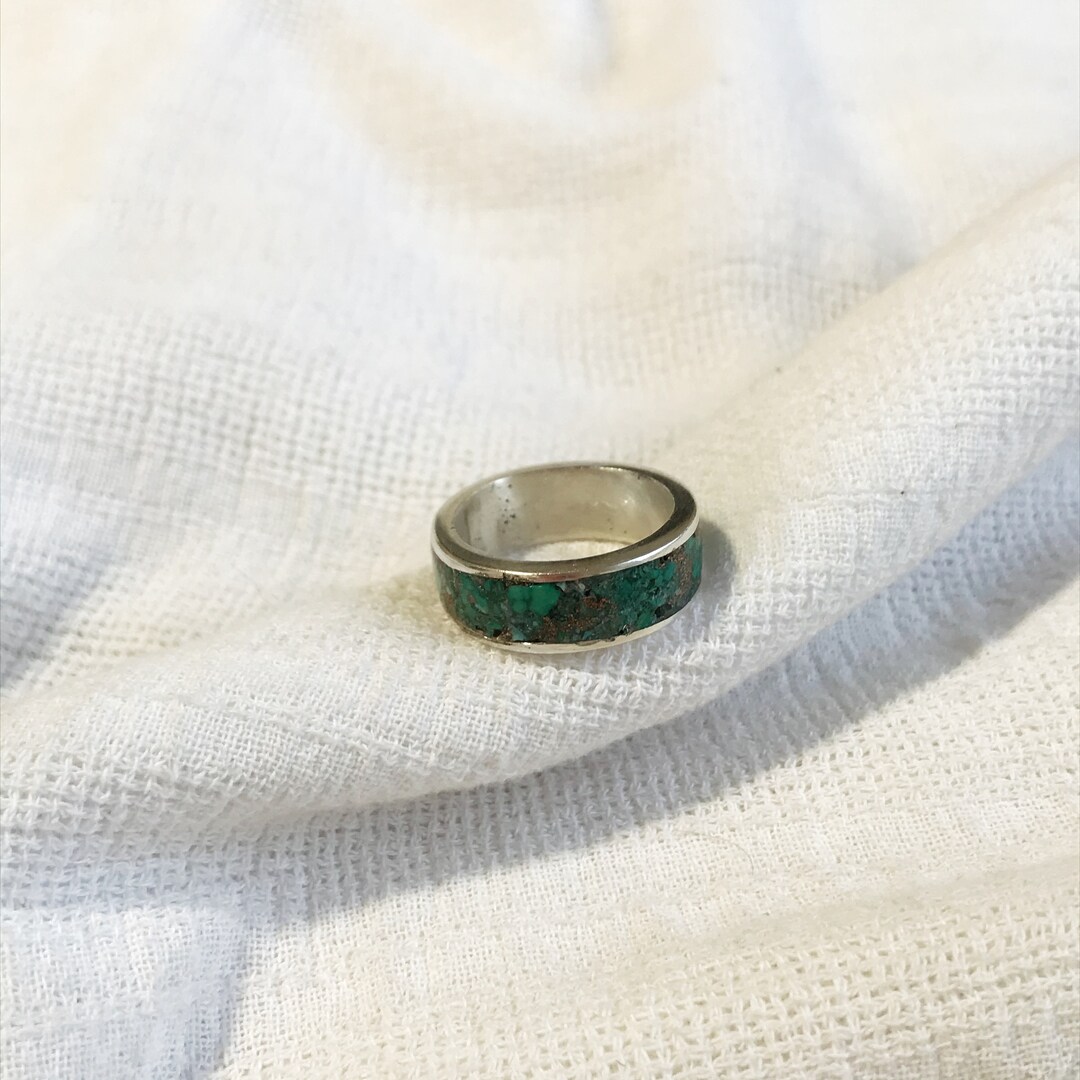 Turquoise Inlay Ring - Etsy
