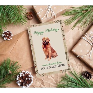 Cartão de Natal feito sob encomenda do animal de estimação | Download para impressão JPEG,PDF | Cartão de Natal do gato | Cartão de Natal de cachorro
