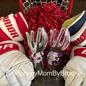 Team Set of 10 Ice Hockey Skate Lace Bracelets. CUSTOM for your team. Use +1 listing to complete your team set.
