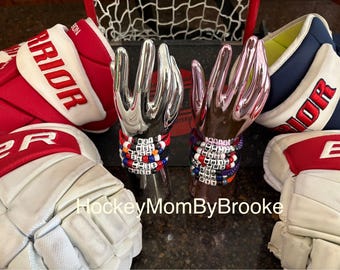 Custom Ice Hockey Skate Lace Bracelet.