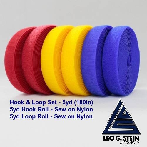 5M/Pairs Self Adhesive Hook and Loop Tape Fastener Strips Interlocking  Nylon Fabric Hook Loop Sticky