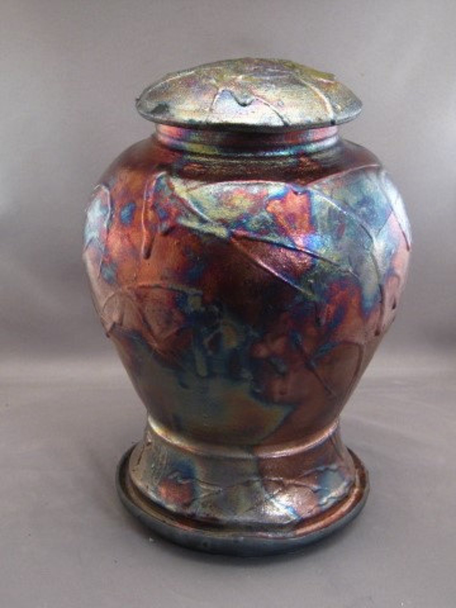 Raku Cremation Urn Etsy