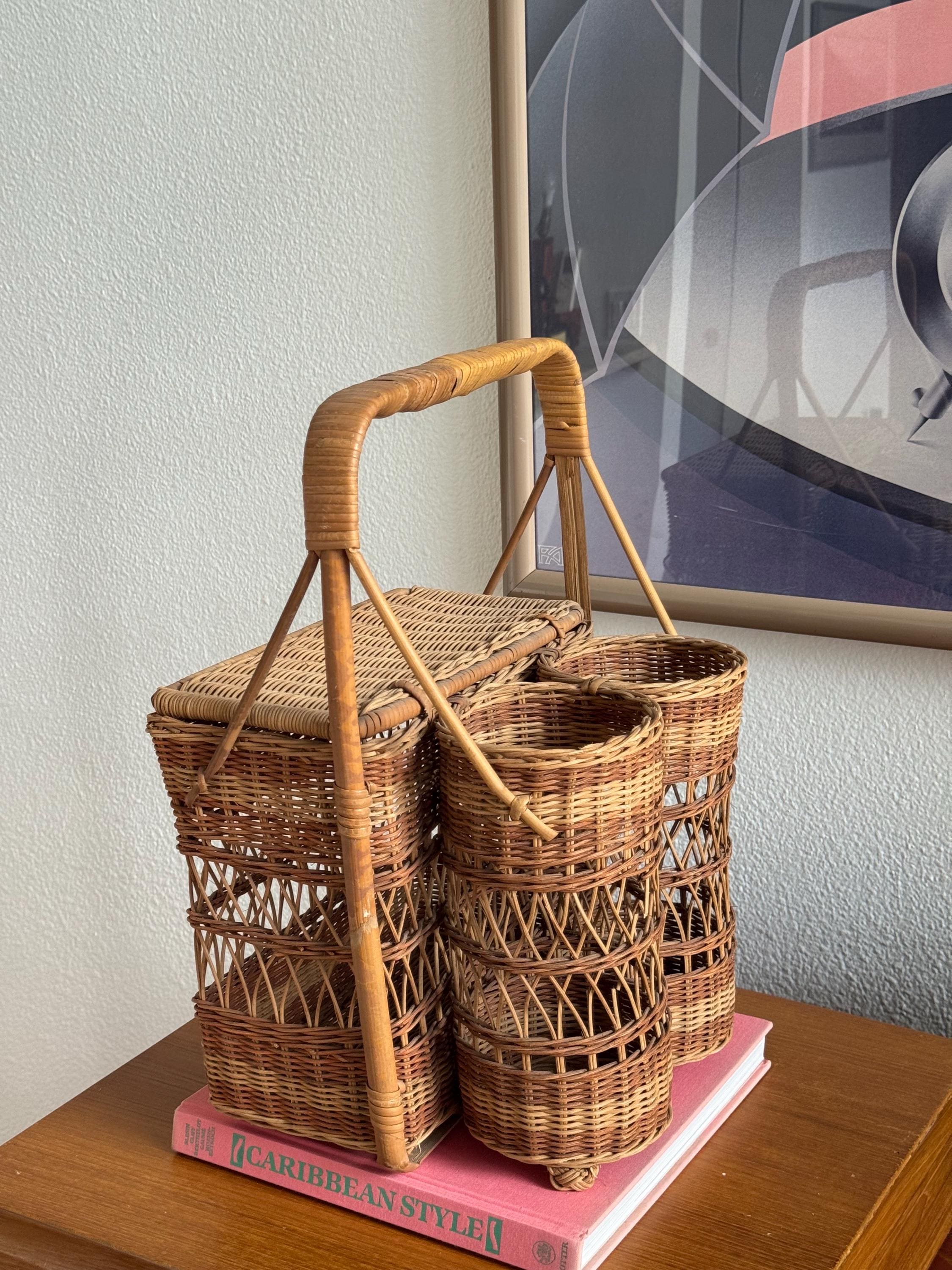 Vintage Picnic Basket - Etsy