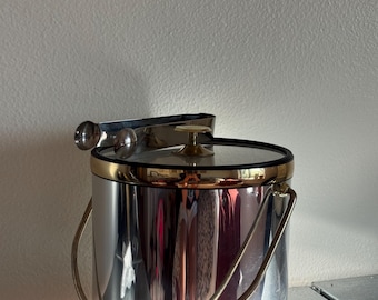 Vintage Eiskübel aus Kraftware im Mid-Century-Modern-Stil