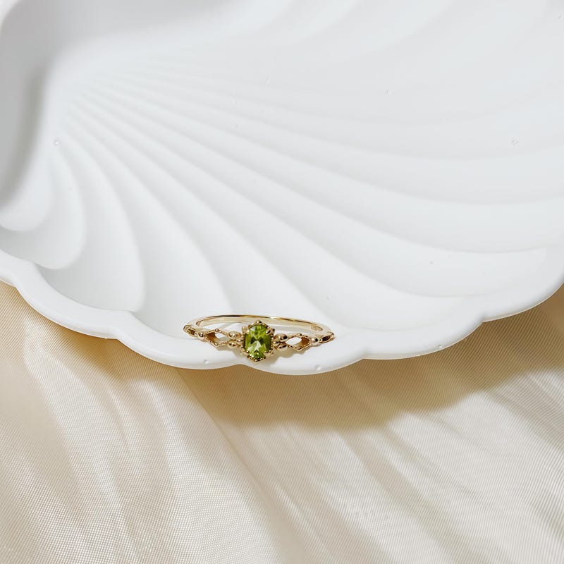 Antique Olive Ring main image 0