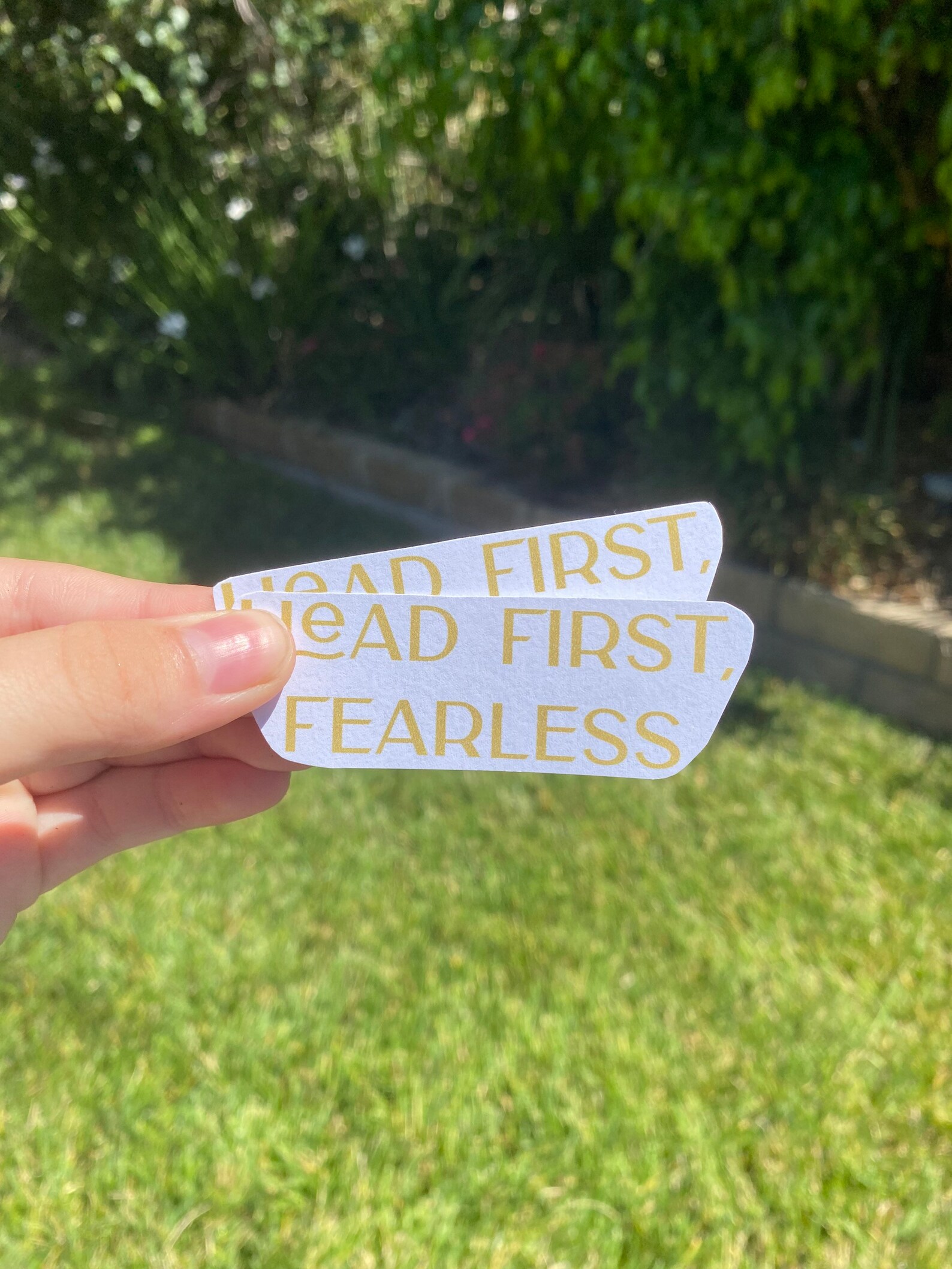 Taylor swift head first fearless sticker Etsy
