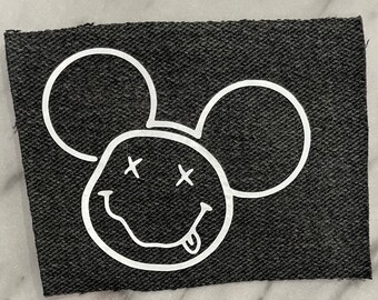 Nirvana inspired  - Disney patch - DIY Sew on patch
