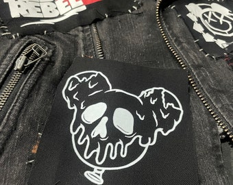Poison Apple Mickey Balloon - DIY Sew on patch - Disney Patch