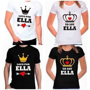 Camisetas personalizadas para pareja sale