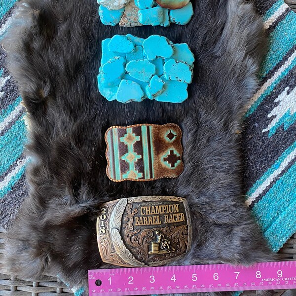 Champion rodeo belt buckle, barrel racing buckle, turquoise buckle, belt buckle, western buckle, punchy buckle, leather buckle, western wear