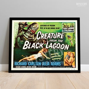 Creature from the Black Lagoon 1954 Vintage Horror Monster Movie Poster / Wall Decor Art Print #56