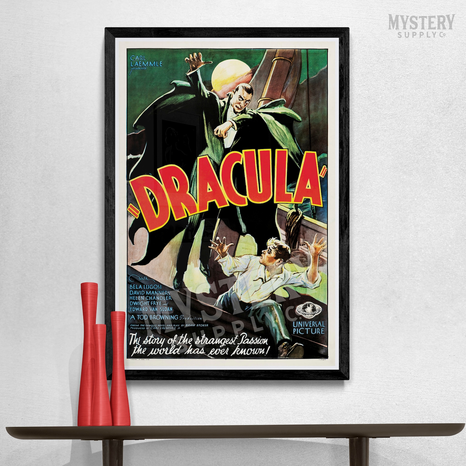 Dracula 1931 Vintage Horror Vampire Monster Movie Poster / - Etsy
