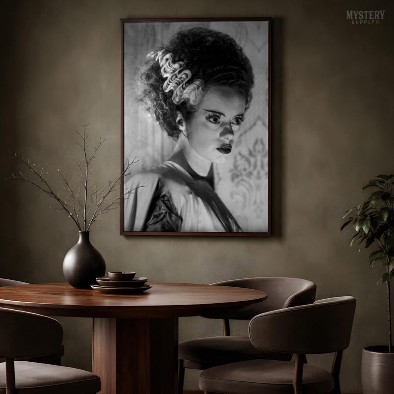 Bride of Frankenstein 1935 Vintage Horror Movie Portrait Photo Poster / Wall Decor Art Print / Horror Decor / Halloween Decor image 13