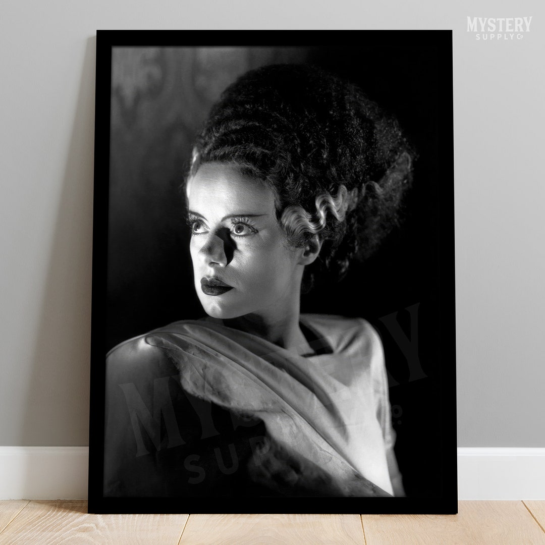Bride of Frankenstein 1935 Vintage Horror Movie Dramatic Monster Photo ...