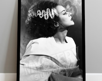 Bride of Frankenstein 1935 Horror Movie Photo Poster / Wall Decor Art Print / Halloween Decor / Horror Decor #39