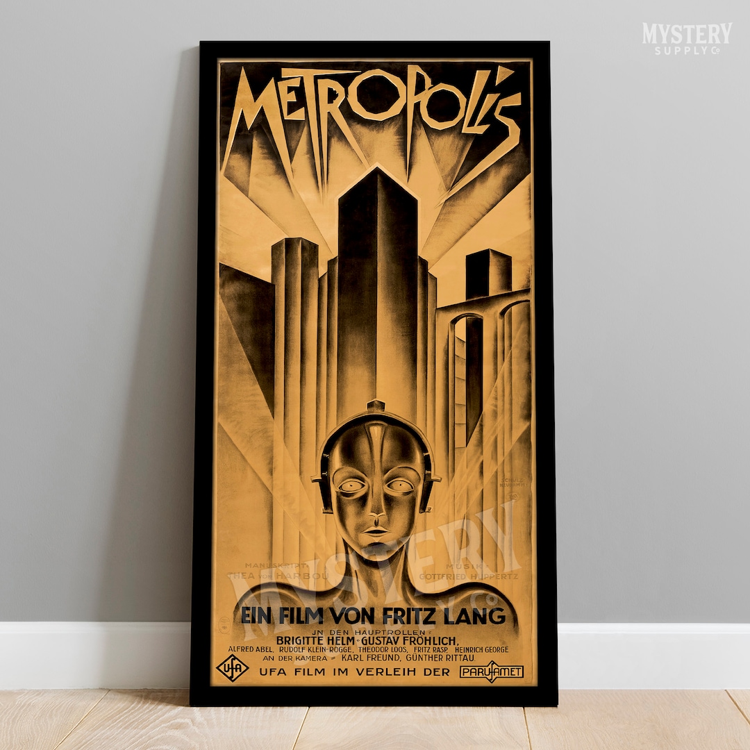 ★人気★【BeyondCloset】★NAPC MOVIE PRINT LONG SLEEVLES.S★ Metropolis 1927 Vintage Fritz Lang Science Fiction Robot