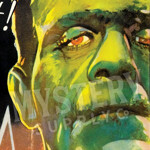 The Bride of Frankenstein 1935 Vintage Horror Monster Movie Poster ...