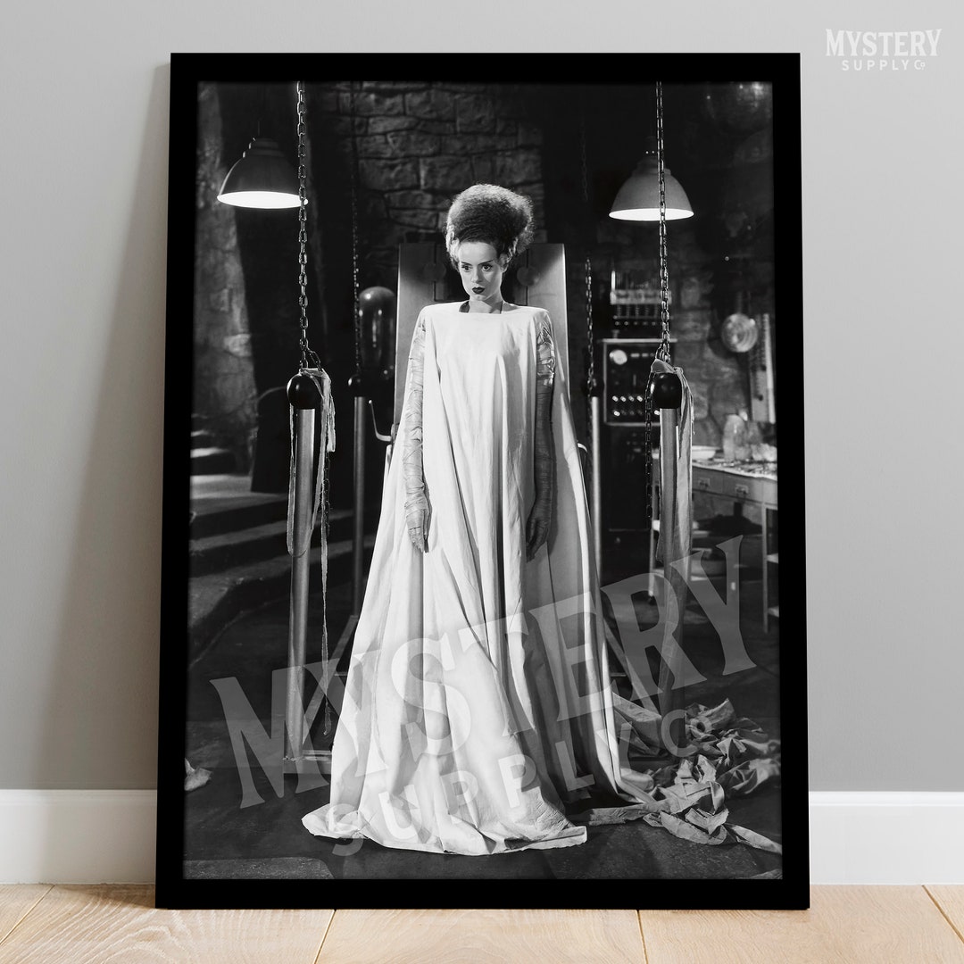 Bride of Frankenstein 1935 Vintage Horror Movie Laboratory Monster ...