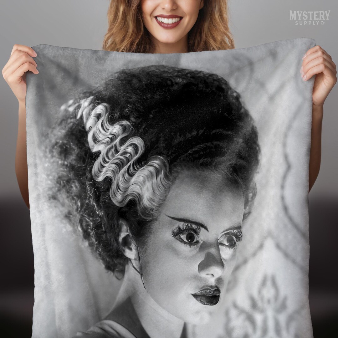 Bride of Frankenstein 1935 Vintage Horror Movie Portrait Velveteen ...