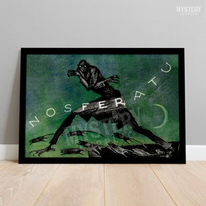 Nosferatu 1921 Vintage Horror Vampire Dracula Monster Movie Poster / Wall Decor Art Print / Horror Decor / Halloween Decor #47